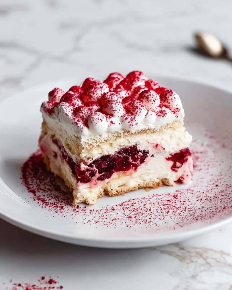 Cherry Almond Tiramisu Recipe