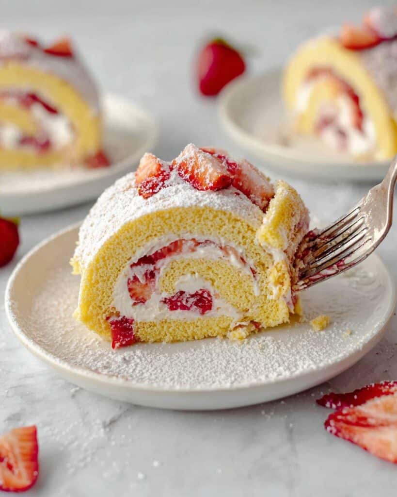 Strawberry Shortcake Roll Recipe