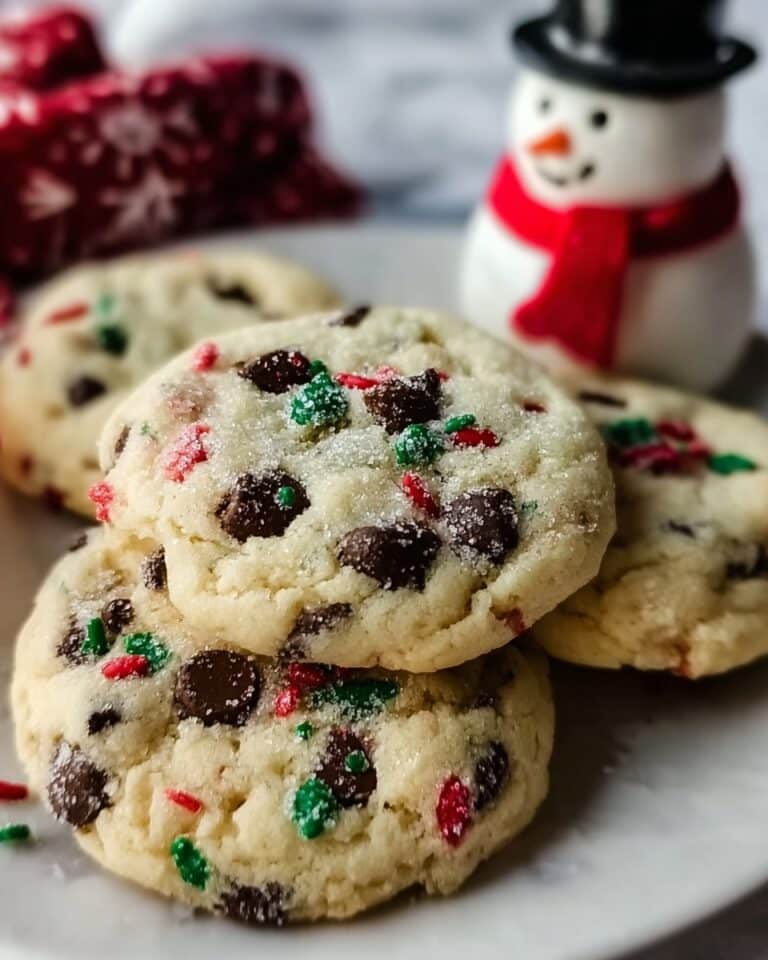 Chocolate Chip Sprinkles Butter Cookies Recipe