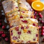 Cranberry Orange Bread with Orange Glaze Recipe