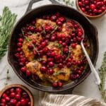 Balsamic Cranberry Chicken Skillet Recipe