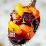 Honey Roasted Beets & Carrots Recipe