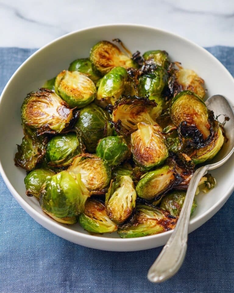 Roasted Brussels Sprouts with Balsamic Vinegar & Honey Recipe