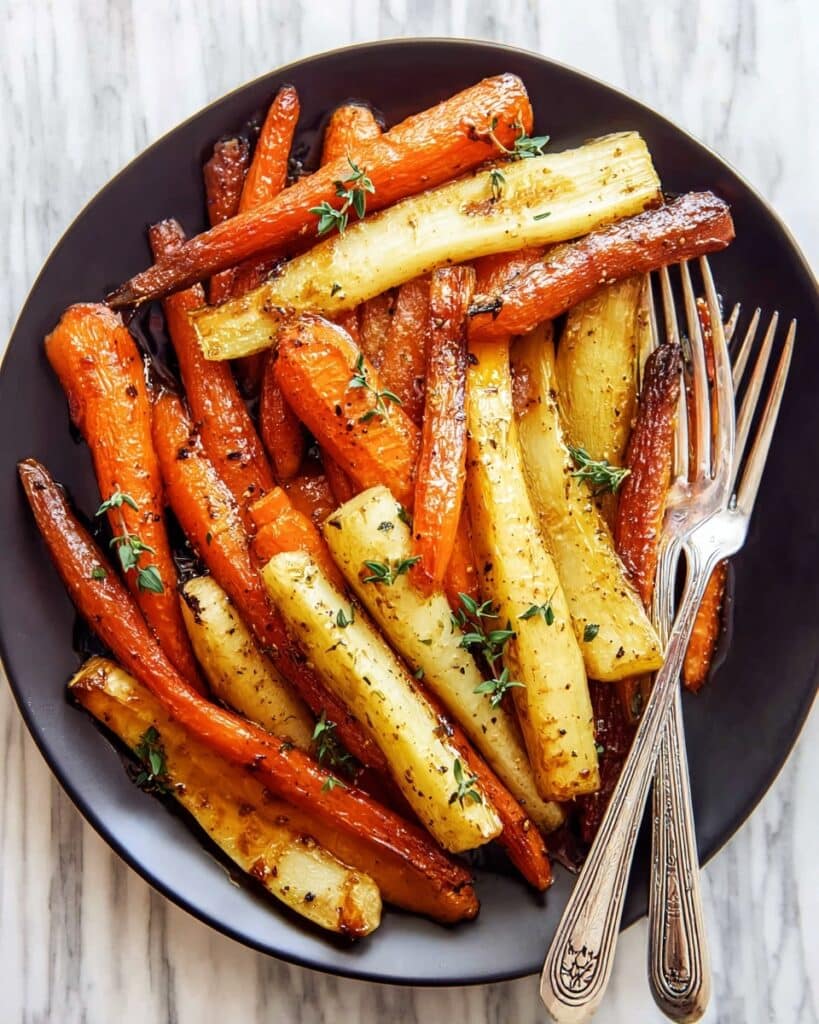 Honey Roasted Carrots and Parsnips Recipe