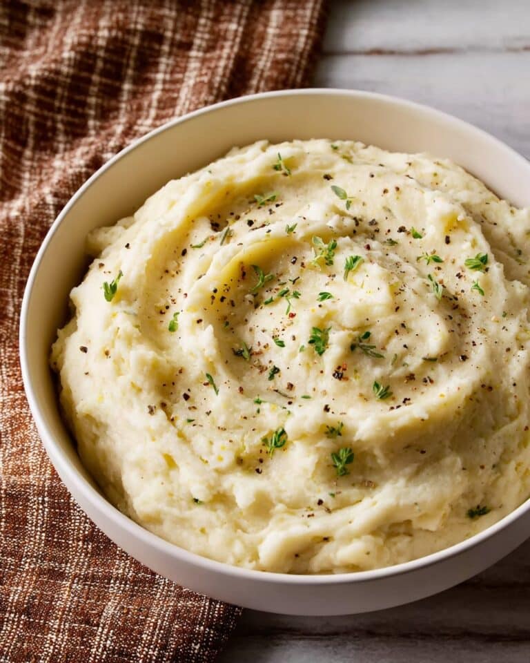 Creamy Mashed Parsnips with Thyme and Butter Recipe