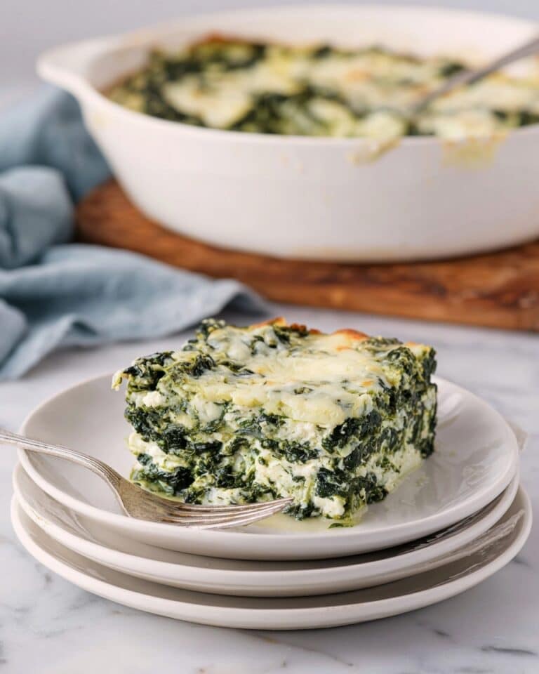 Creamy Spinach Soufflé with Pepperjack Cheese Recipe
