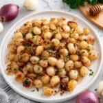 Roasted Pearl Onions with Sherry, Honey, and Vinegar Recipe