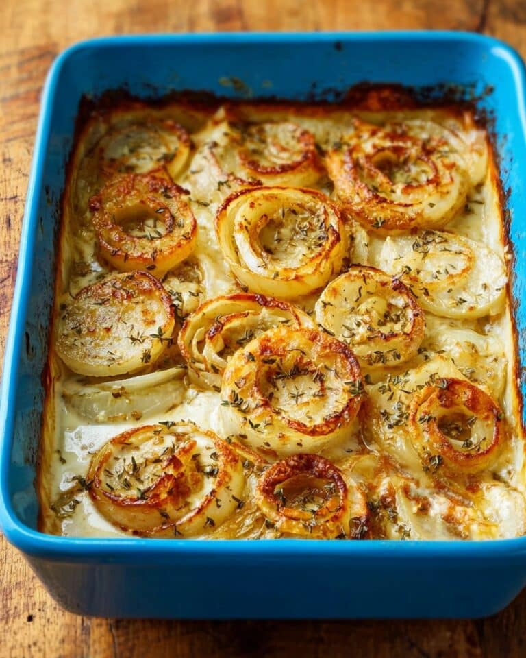 Tennessee Onions: Old-Fashioned Onion Casserole with Cheddar and Gouda Recipe