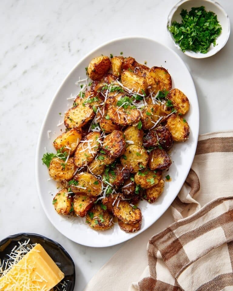 Garlic & Rosemary Roasted Potatoes Recipe