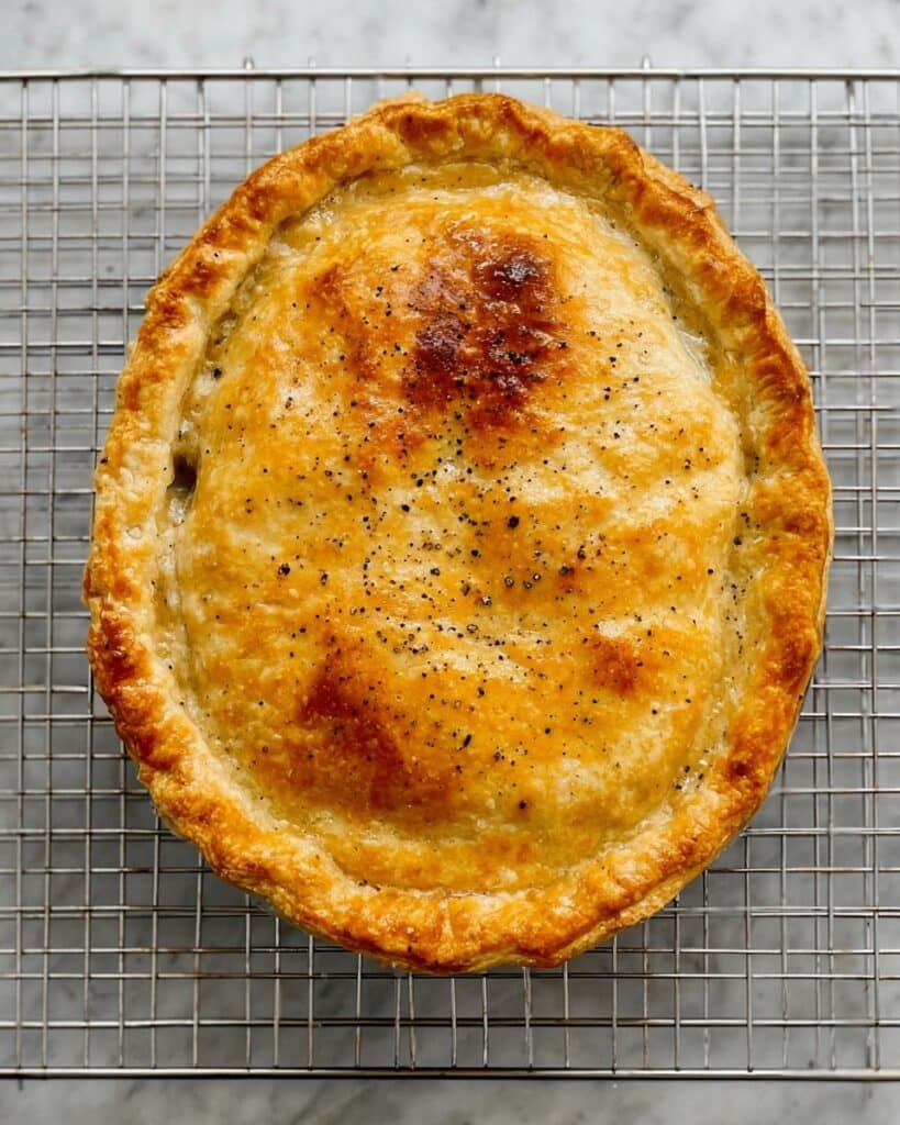 Root Vegetable Pot Pie with Puff Pastry Recipe