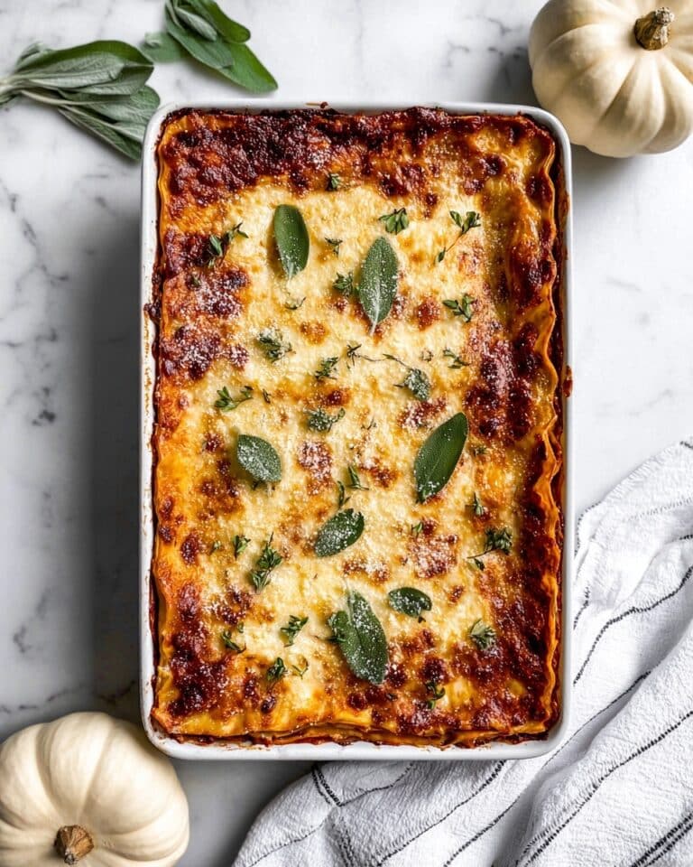Vegetarian Spinach Pumpkin Lasagna Recipe