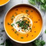 Easy Butternut Squash and Sweet Potato Soup Recipe