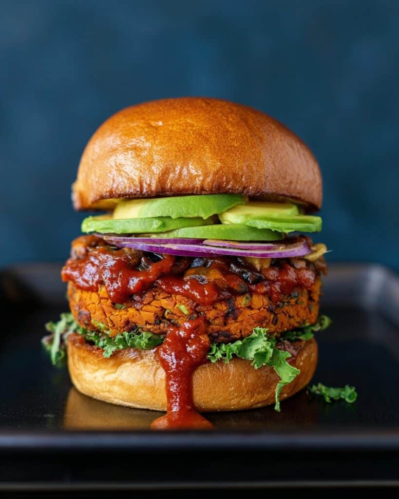 Sweet Potato Black Bean Burger Recipe