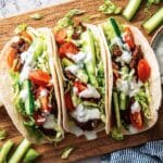 Speedy Tandoori Chicken Tacos with Lemon Yoghurt Recipe