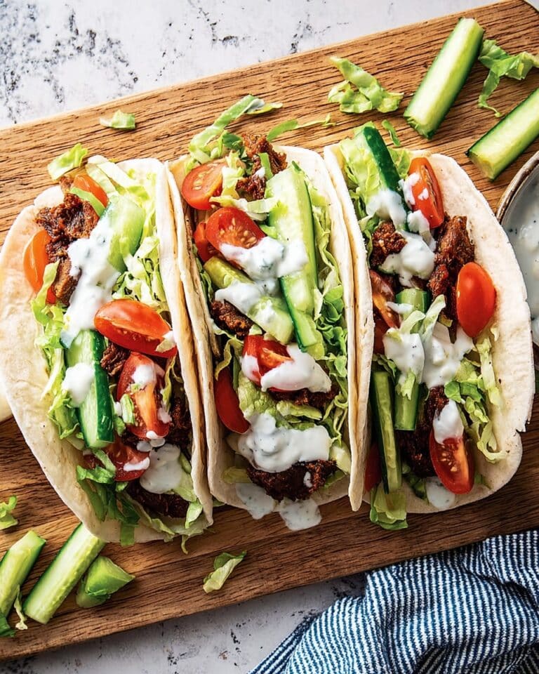 Speedy Tandoori Chicken Tacos with Lemon Yoghurt Recipe
