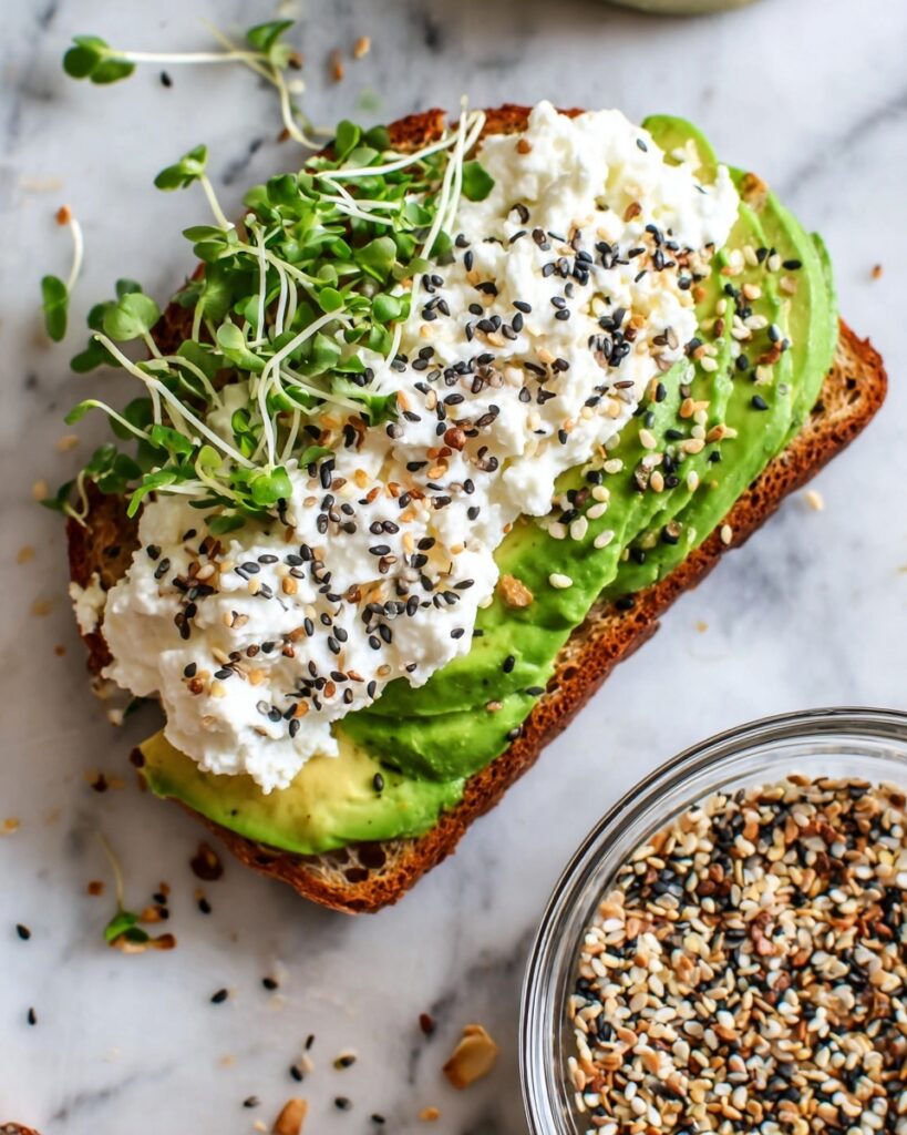 Everything Bagel & Avocado Breakfast Toast Recipe