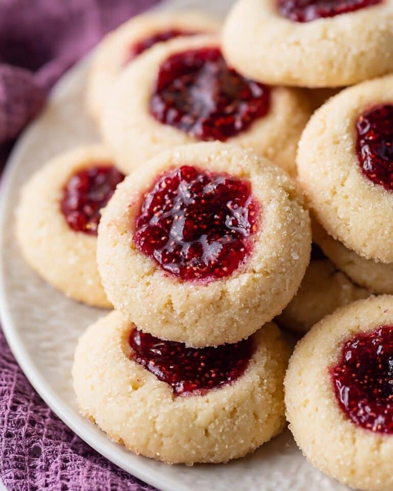 Thumbprint Cookies with Jam Filling Recipe