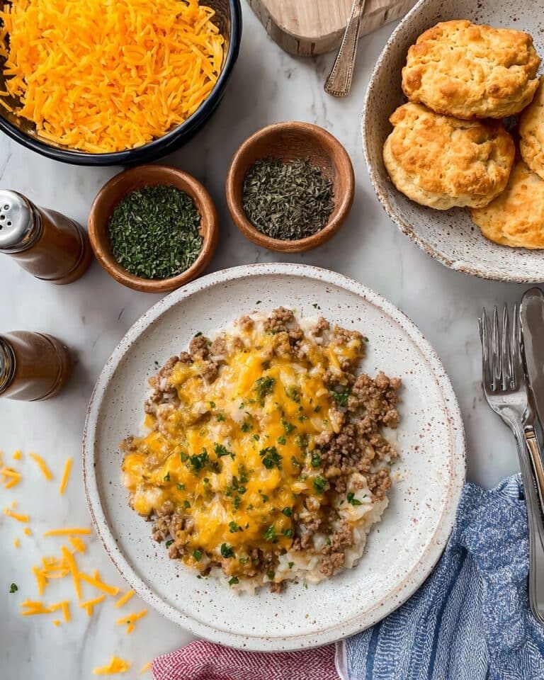 Ground Beef and Rice Casserole Recipe