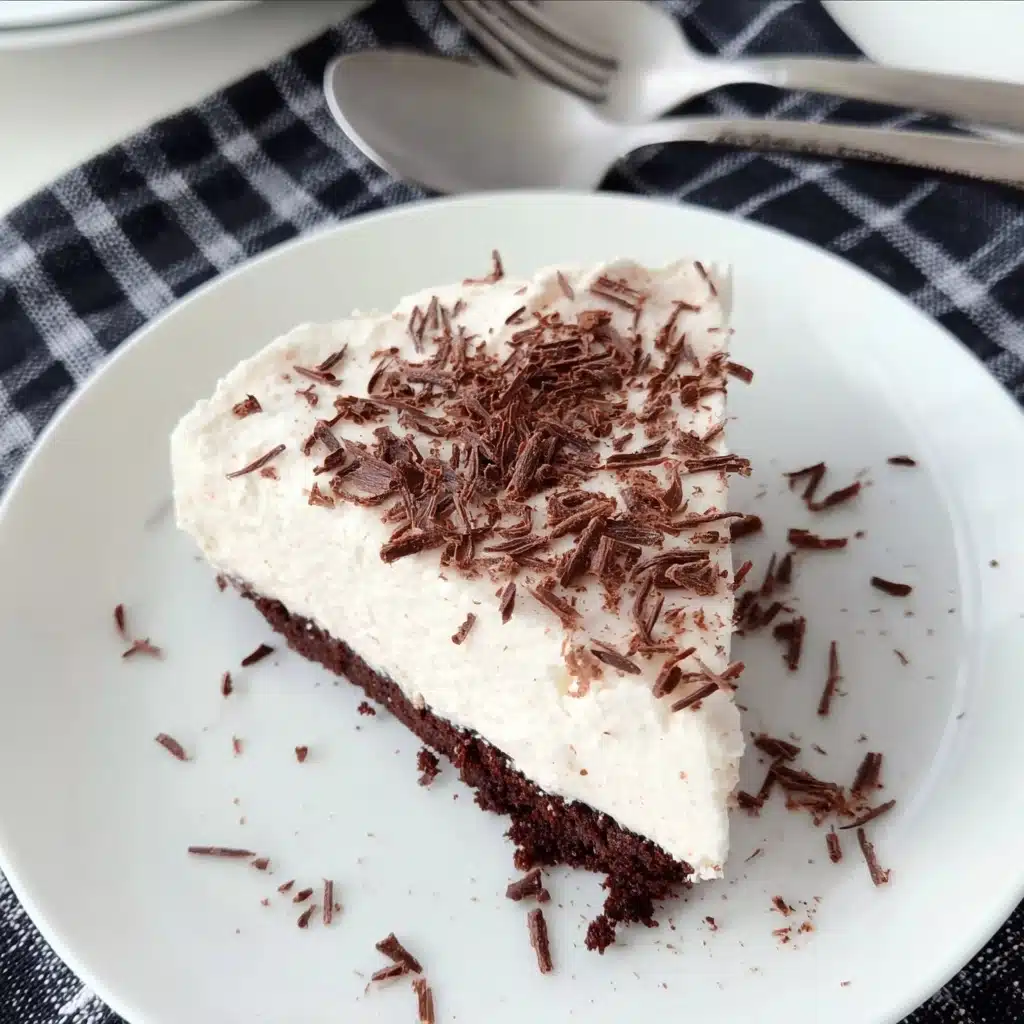 No Bake Chocolate Pudding Pie Recipe - Recipe Image
