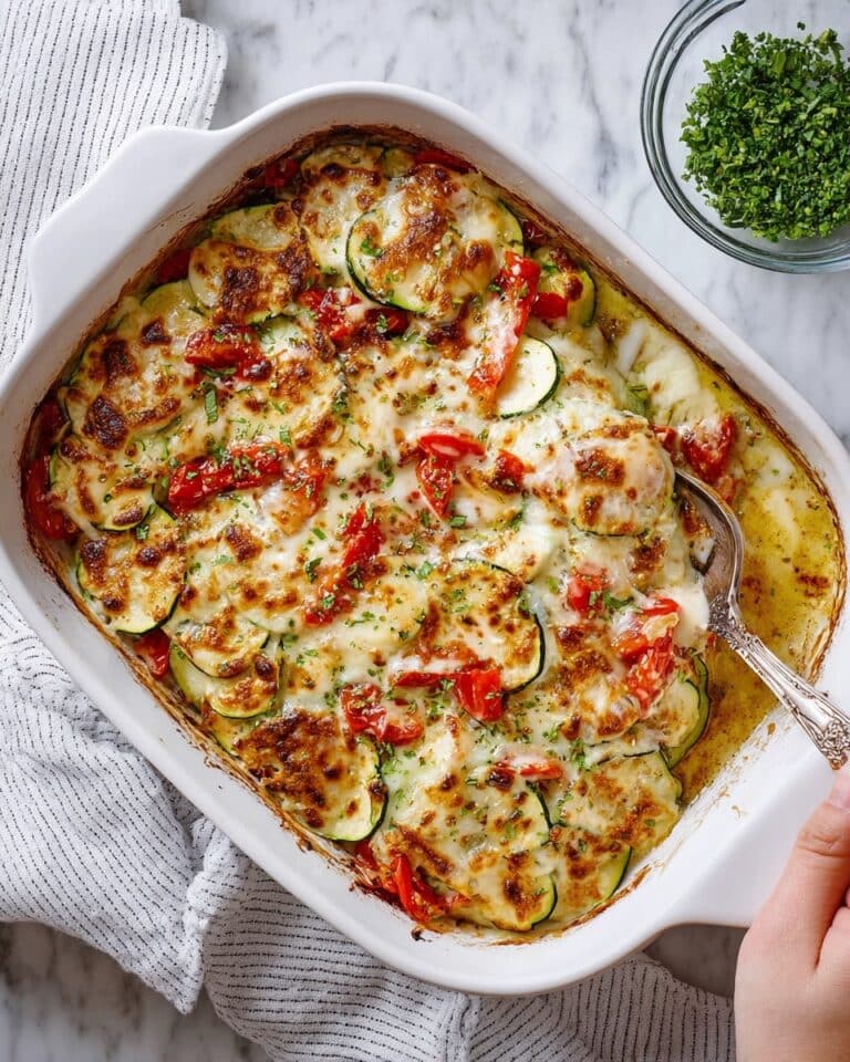 Mediterranean Chicken Zucchini Bake Recipe