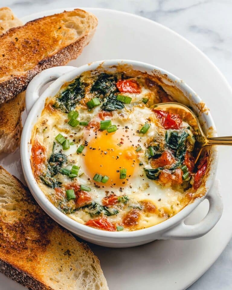 Baked Feta Eggs Recipe
