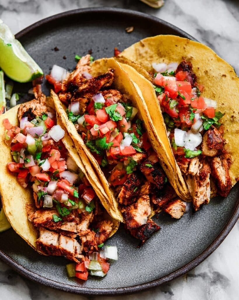 Grilled Chicken Street Tacos Recipe
