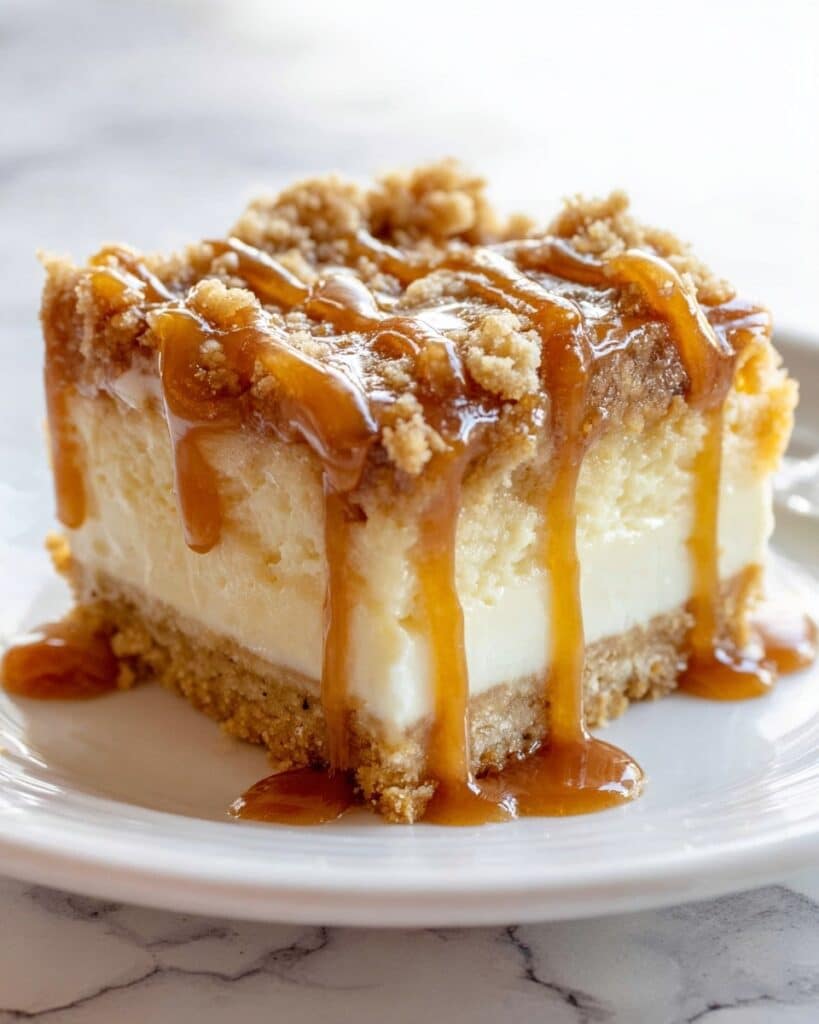 Caramel Apple Cheesecake Bars Recipe