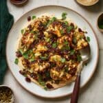 Charred Cauliflower with Pomegranate Tahini Sauce Recipe