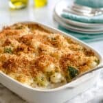 Cheesy Broccoli-Cauliflower Bake Recipe