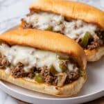 30-Minute Ground Beef Philly Cheesesteak Recipe