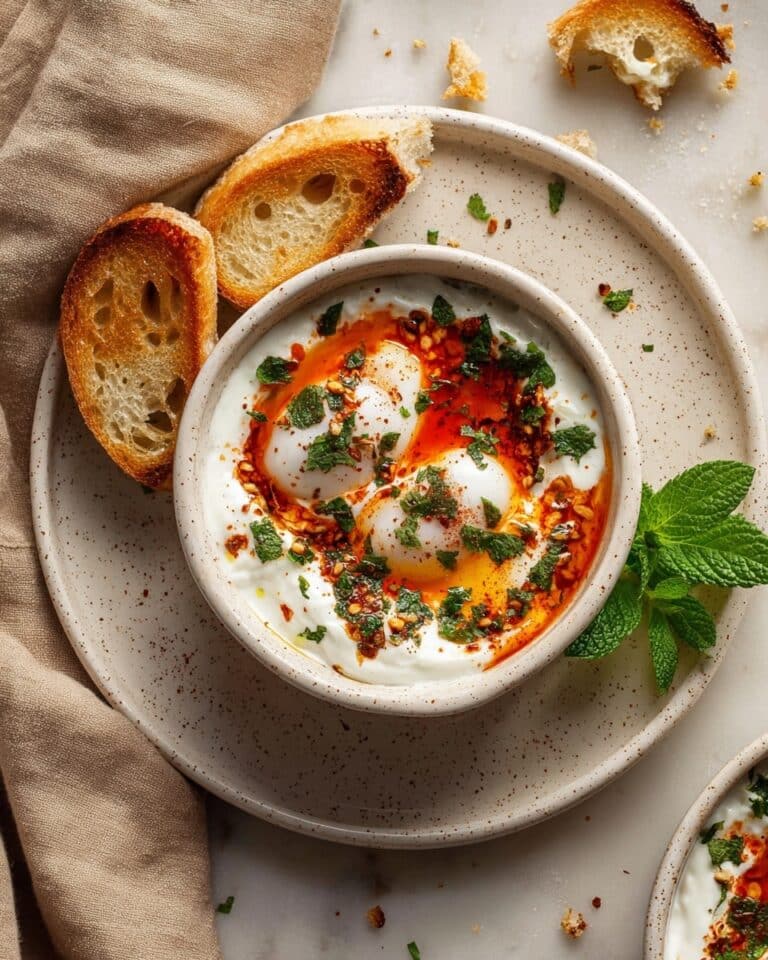 Çılbır: Turkish Eggs with Creamy Yogurt & Butter Sauce Recipe