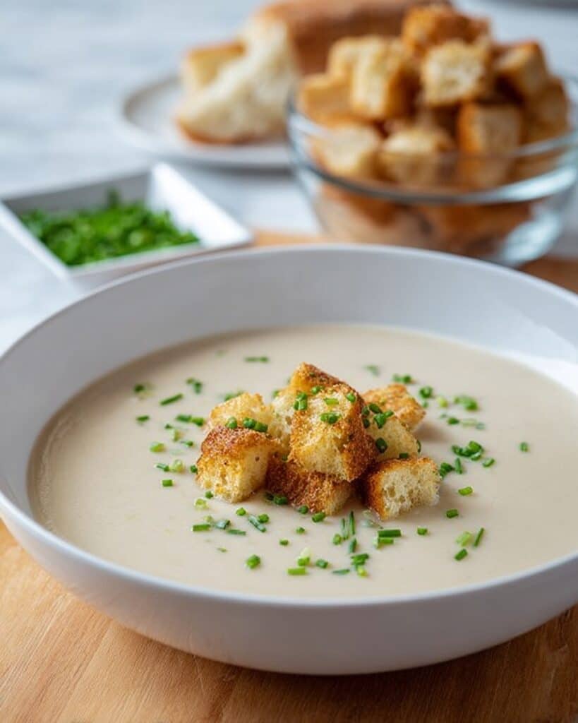 Roasted Garlic Potato Soup Recipe