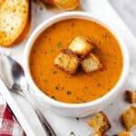 Roasted Tomato Basil Soup Recipe