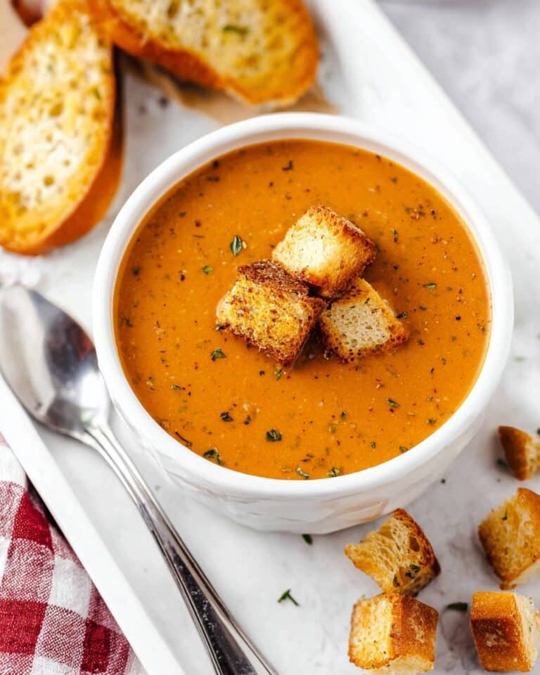 Roasted Tomato Basil Soup Recipe