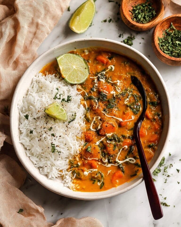 Pumpkin Curry with Coconut Milk and Vegetables Recipe