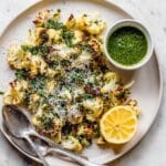Roasted Cauliflower Steaks with Chimichurri Recipe