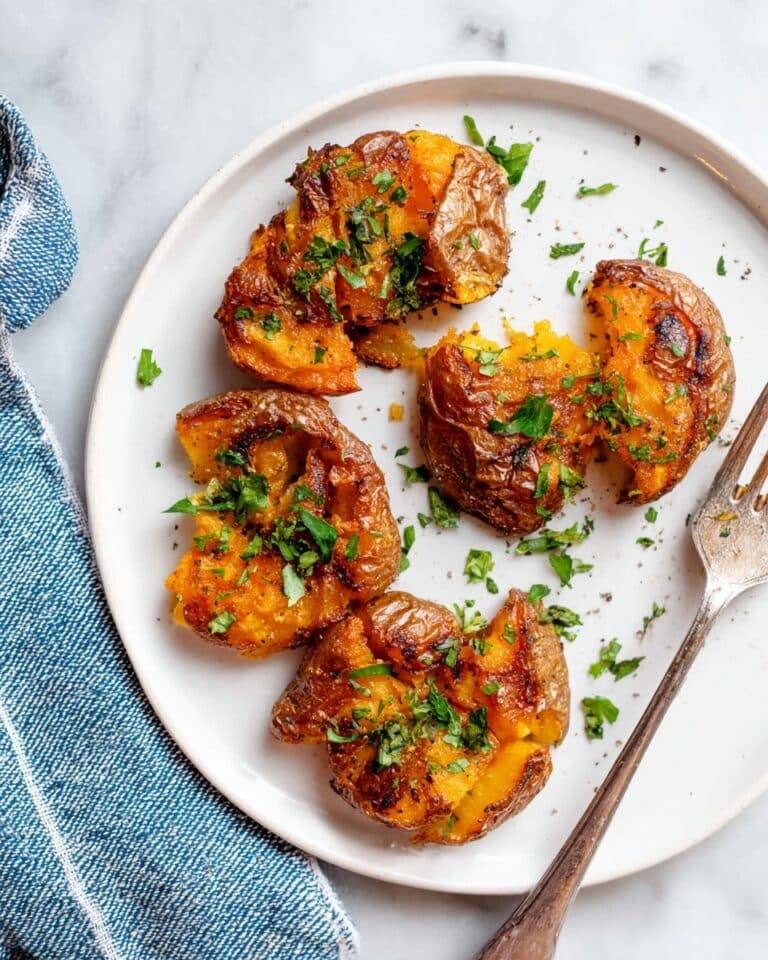 Air Fryer Smashed Potatoes Recipe