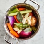 No-Waste Vegetable Broth from Kitchen Scraps Recipe