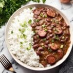 Louisiana Style Red Beans and Rice with Sausage Recipe