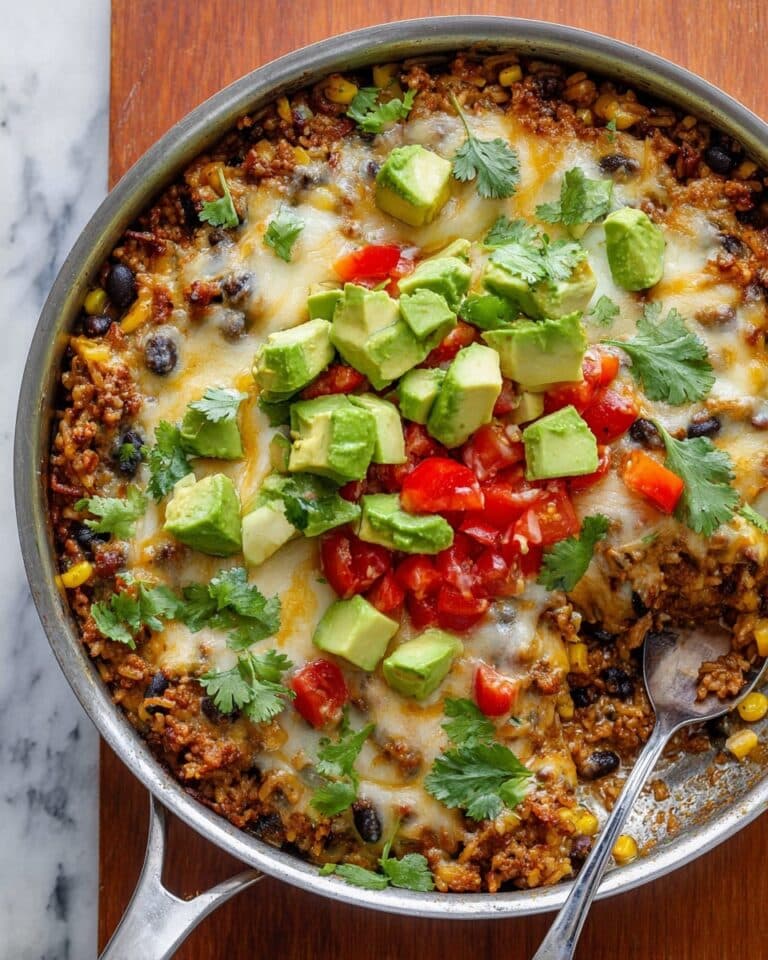 Mexican Beef and Rice Skillet Recipe