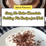 No Bake Chocolate Pudding Pie Recipe