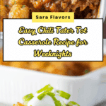 Easy Weeknight Chili Tater Tot Casserole Recipe