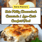 Keto Low-Carb Philly Cheese Steak Casserole Recipe