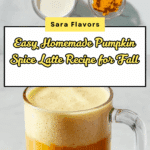 Homemade Pumpkin Spice Latte Recipe