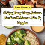 Crispy Bang Bang Salmon Bites Bowls Recipe