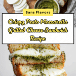 Pesto and Mozzarella Grilled Cheese Sandwich Recipe