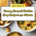 Broccoli, of course! Cut it into small, bite-sized pieces so that you get some in every spoonful of soup Recipe