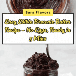 Edible Brownie Batter Recipe
