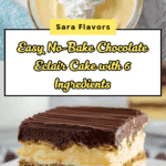 Chocolate Eclair Cake (No Bake, 6 Ingredients) Recipe