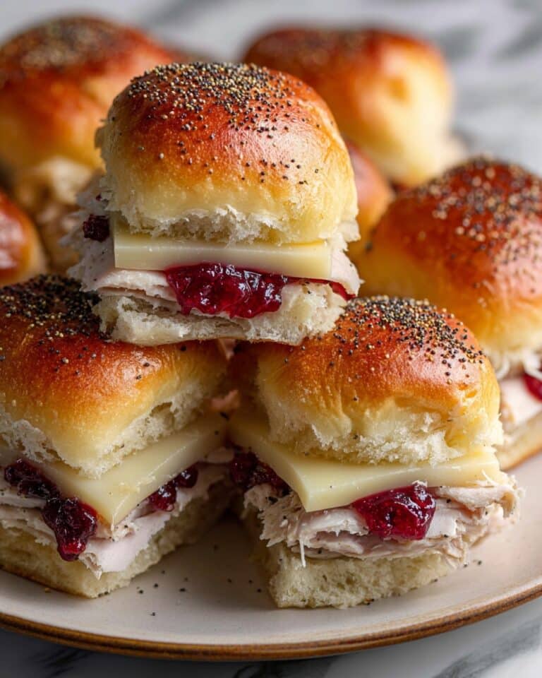 Turkey Cranberry Sliders Recipe